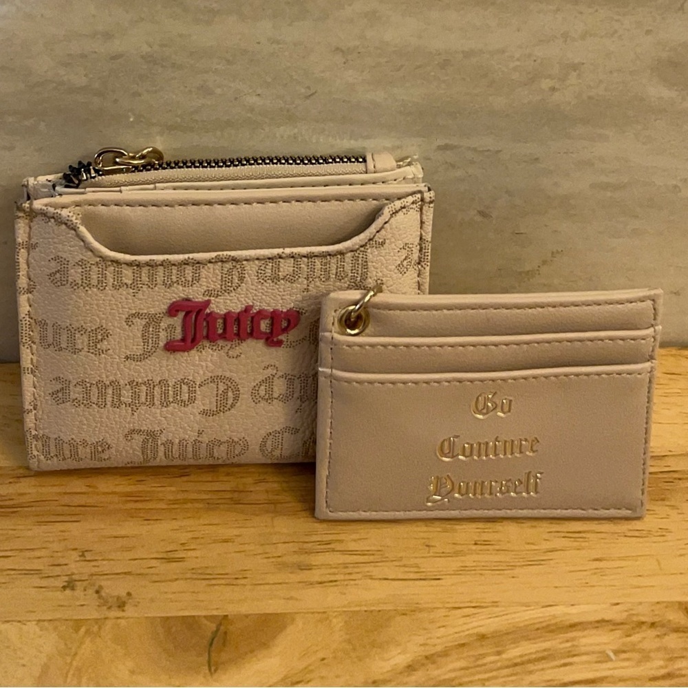 Juicy Couture “Can't Tame Her" bifold wallet with a pullout card holder. - Picture 2 of 16